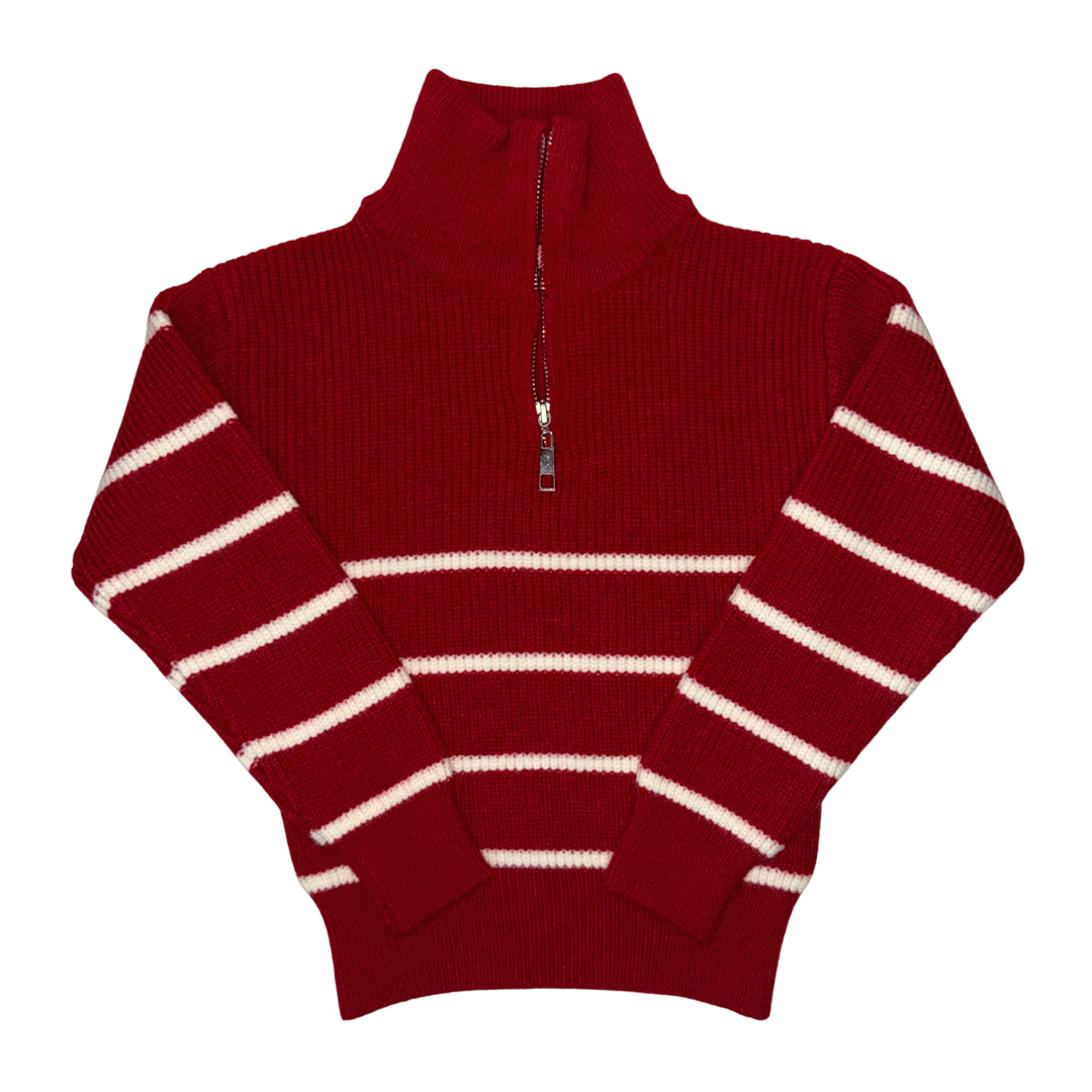 Suéter Medio Zipper Cuello Alto 10227 Niña