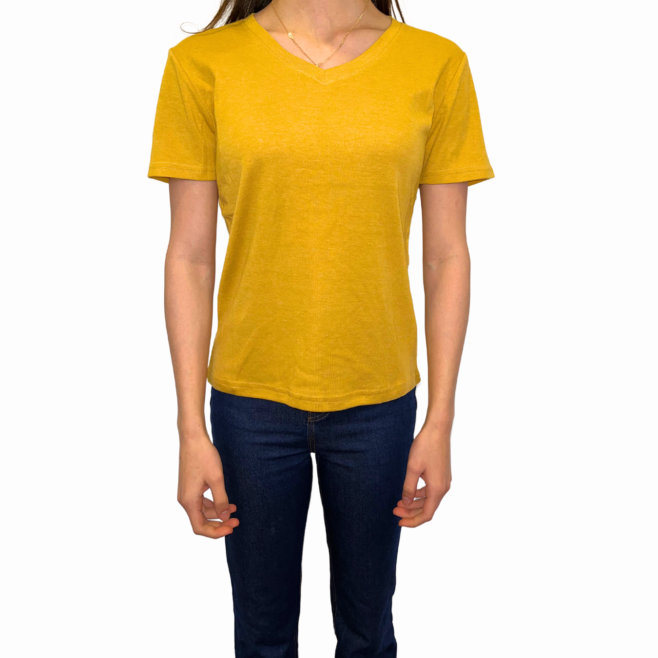 Playera con Cuello V 10488 Mujer