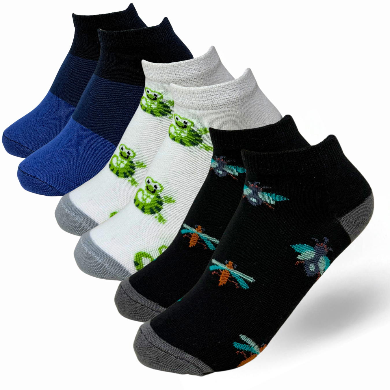 Calcetines Cortos Fashion Insectos 00454 - 3 Pack