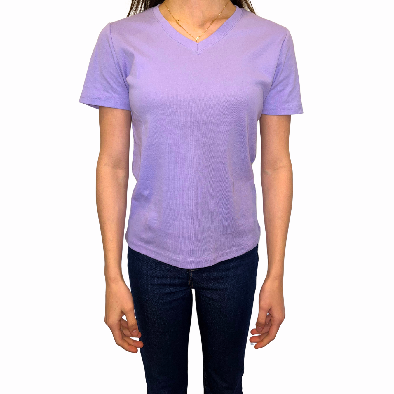 Playera con Cuello V 10488 Mujer