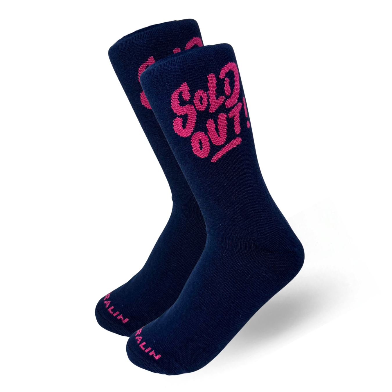 Calceta Alta Azul Marino 0254 Mujer