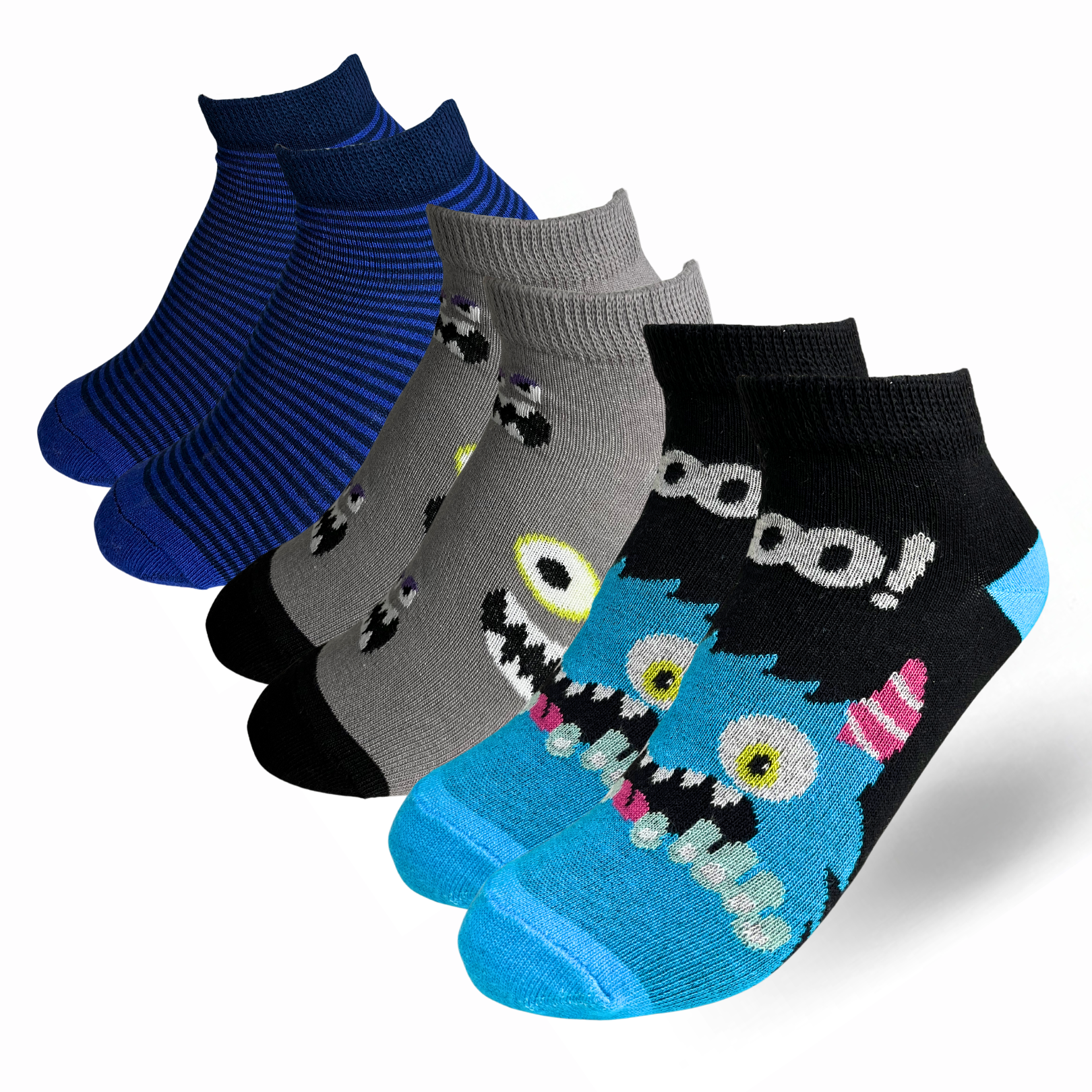 Calcetines Cortos Fashion Monsters 0125 - 3 Pack
