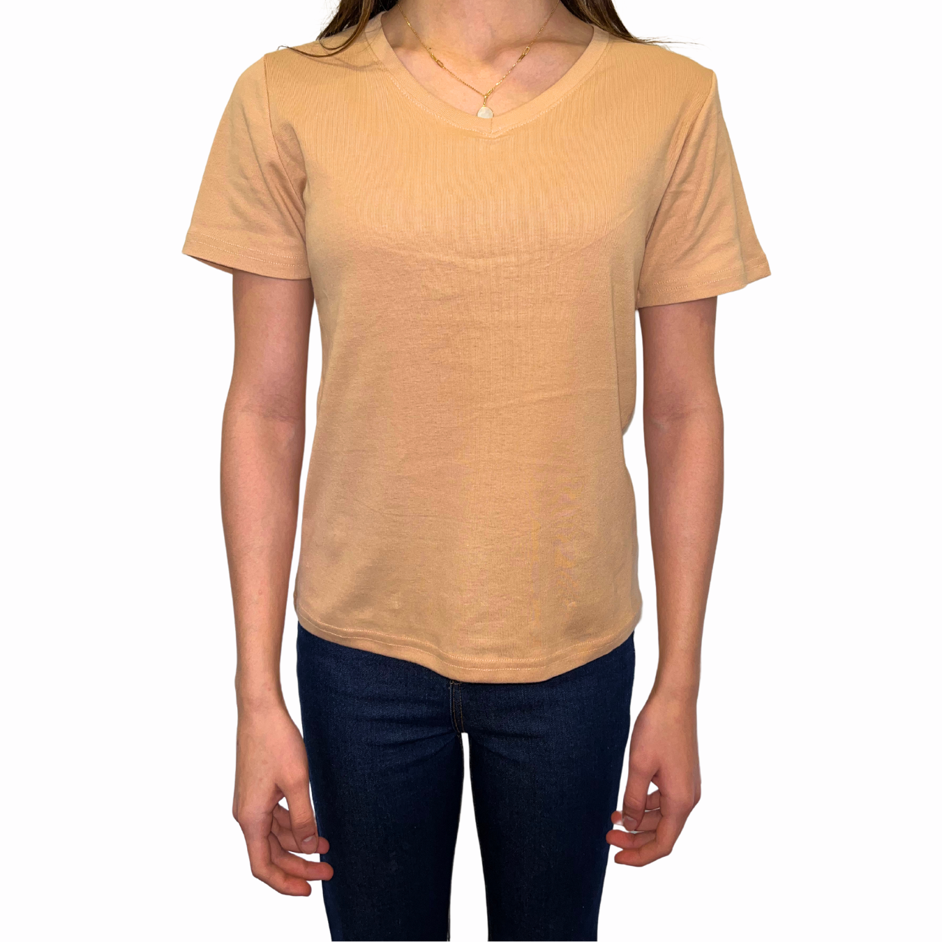 Playera con Cuello V 10488 Mujer