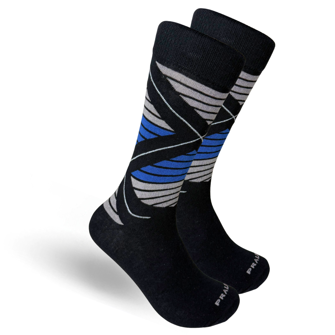 Calcetín Fashion Negro/Gris/Azul 0386 Hombre