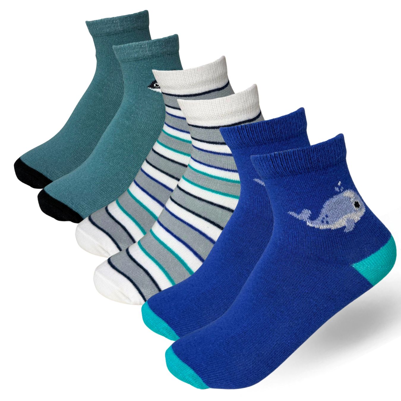 Calcetines Cortos Fashion 00443 Niño - 3 Pack