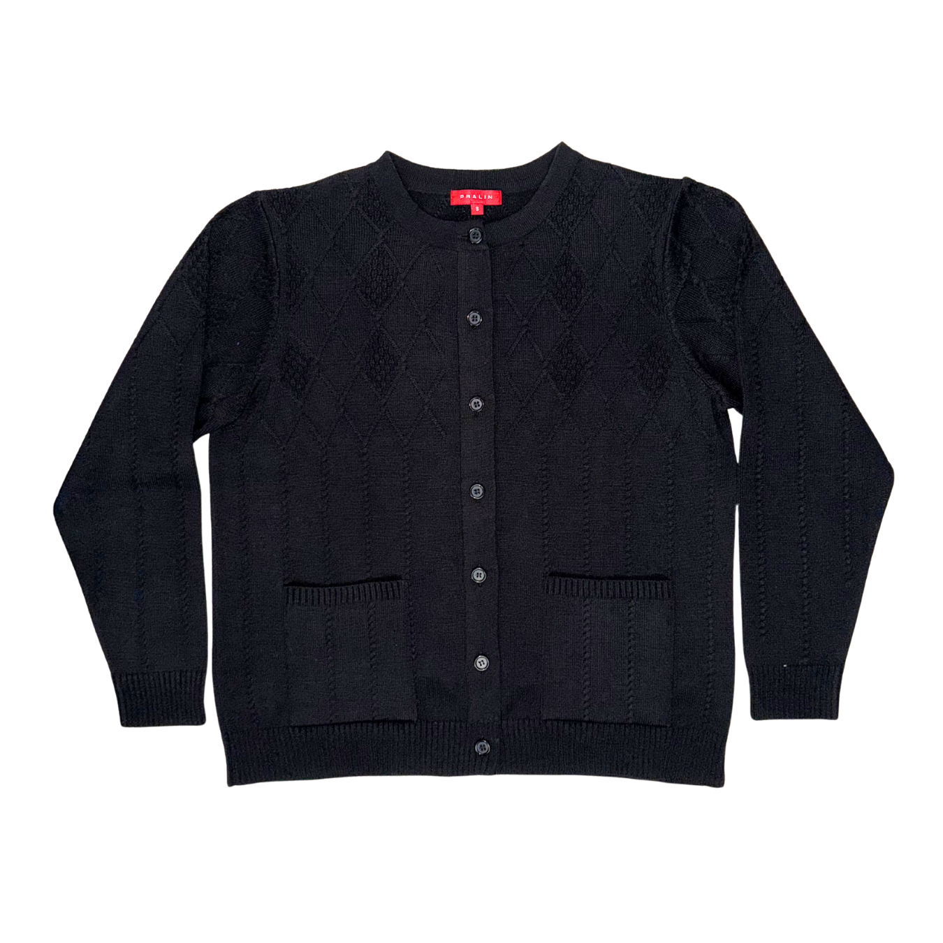 Suéter de Botones y Cuello Redondo 10489 Mujer