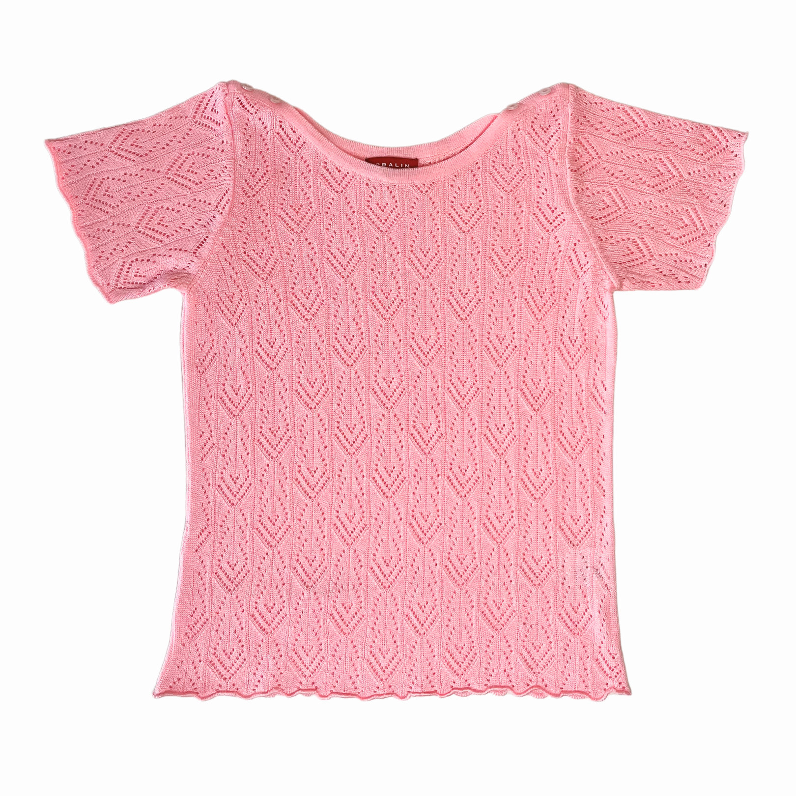 Blusa con Cuello Ojal 10487 Mujer