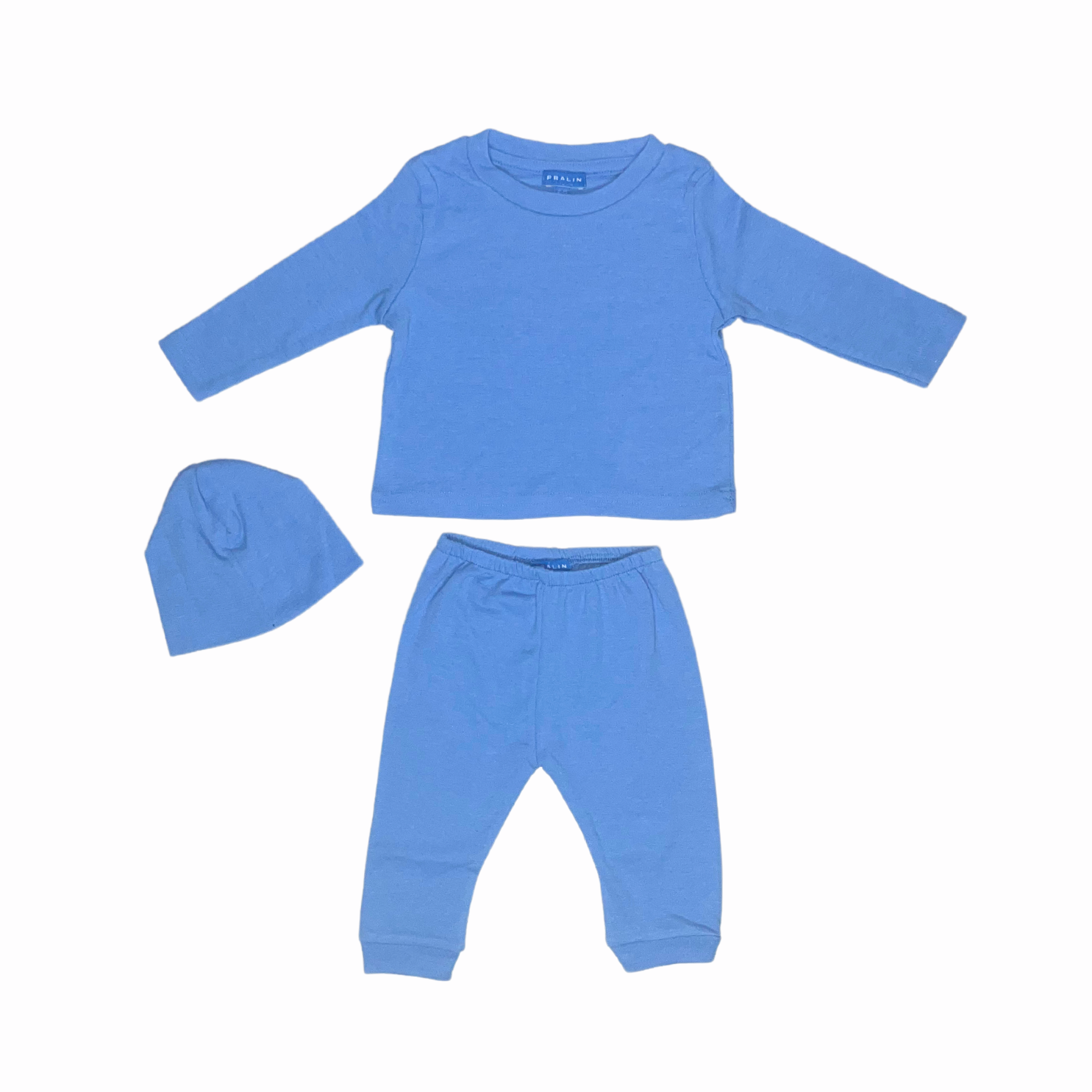 Conjunto de Camisa, Pantalón y Gorrito Algodón 10019 para Bebé