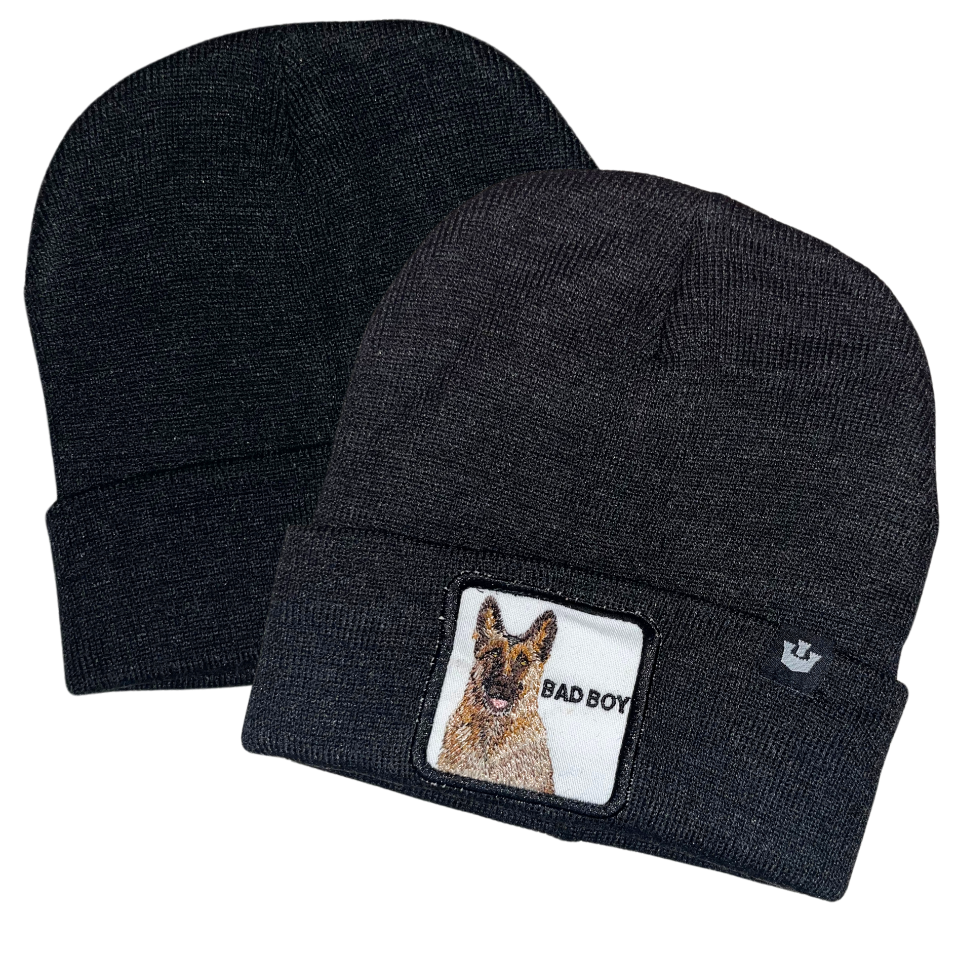 Combo de 2 Gorros para Adulto - Gris Bad Boy y Gris