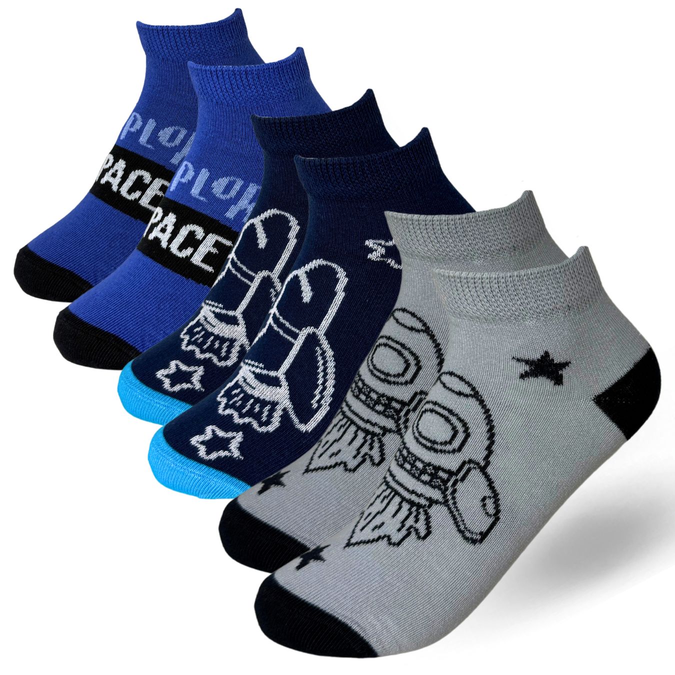 Calcetines Cortos Fashion Space 01252 - 3 Pack