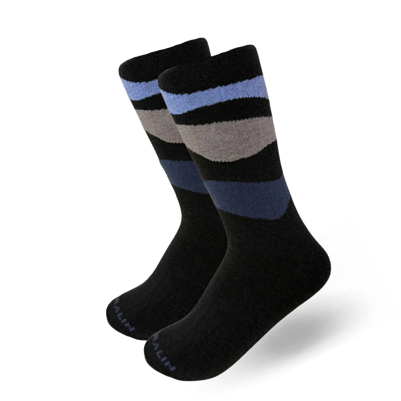 Calceta Oxford/Celeste con Hilo de Bambú 0261 Mujer