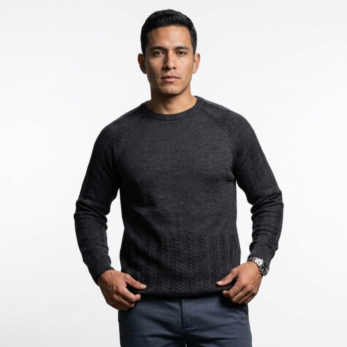 Suéter Cuello Redondo 10376 Hombre
