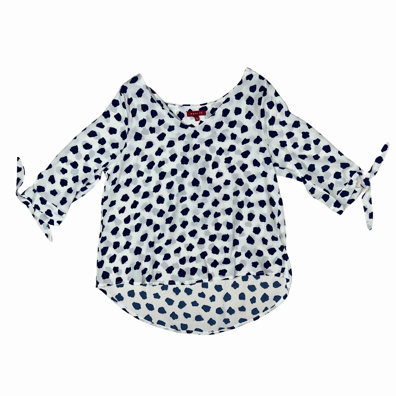 Blusa Blanco/Azul M. Manga 3/4 10066 Mujer