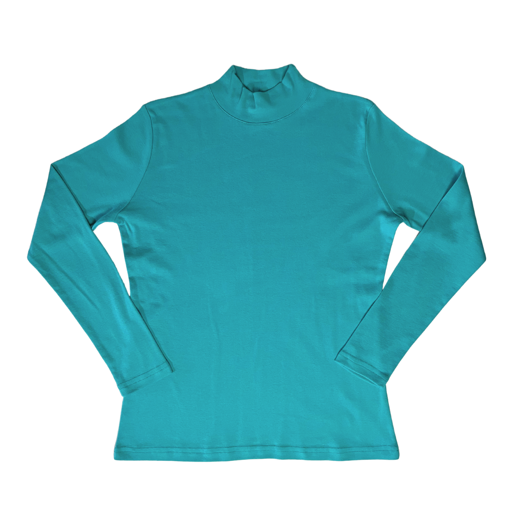 Blusa Manga Larga con Cuello Mock 10472 Mujer