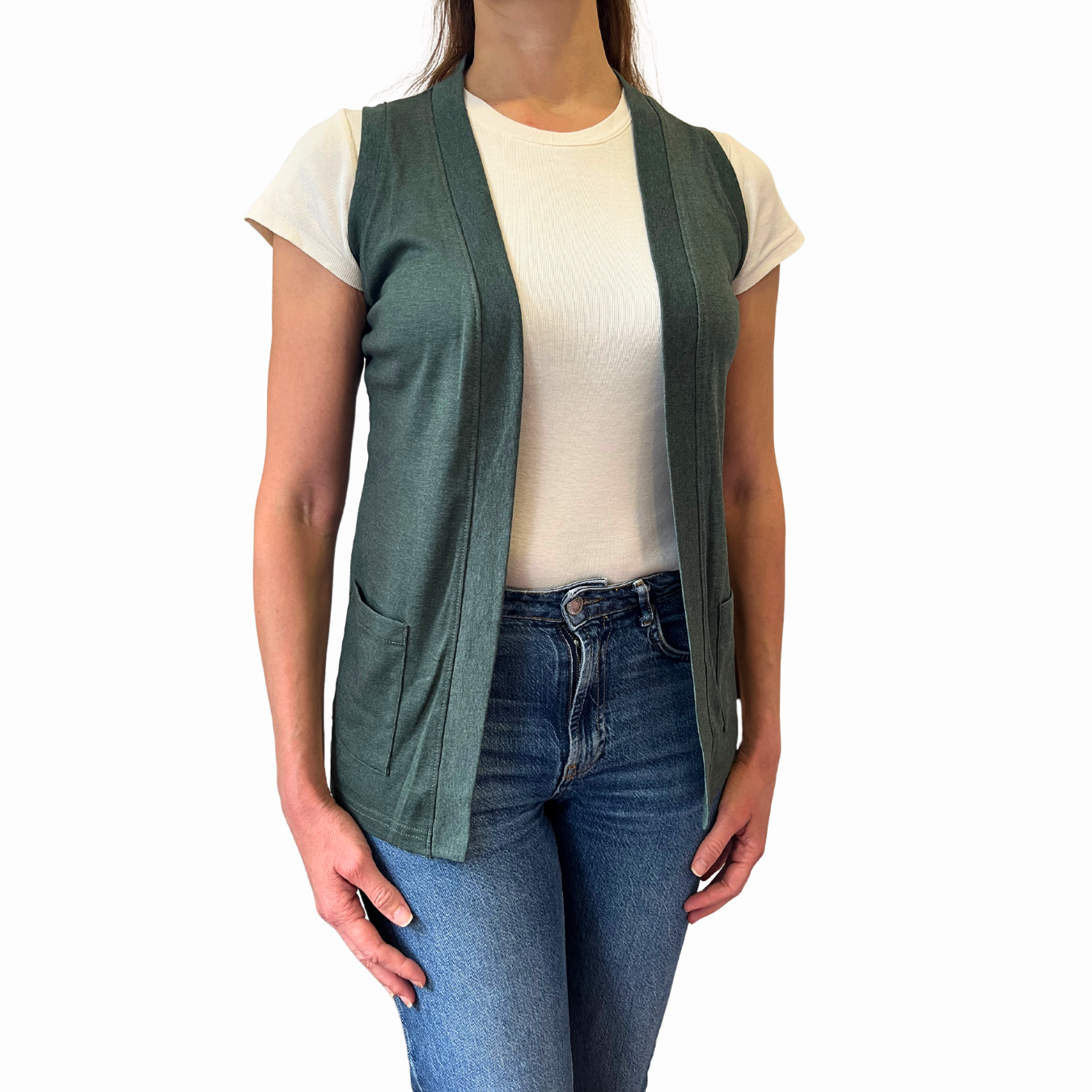 Chaleco Delgado Algodón 10017 Mujer