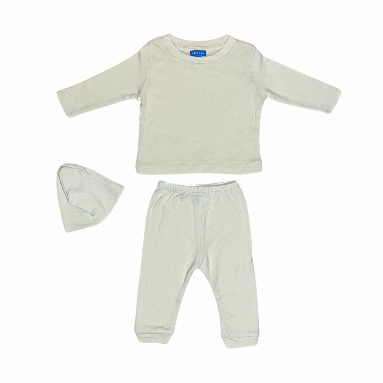Conjunto de Camisa, Pantalón y Gorrito Algodón 10019 para Bebé