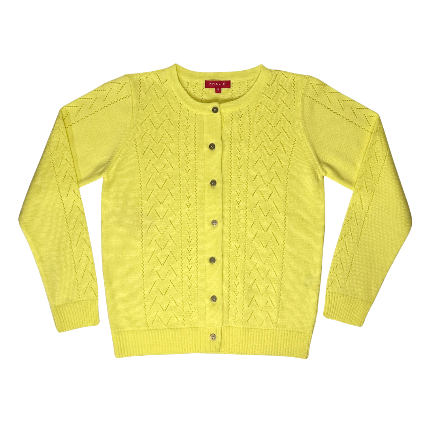 Suéter de Botones y Cuello Redondo 10478 Mujer