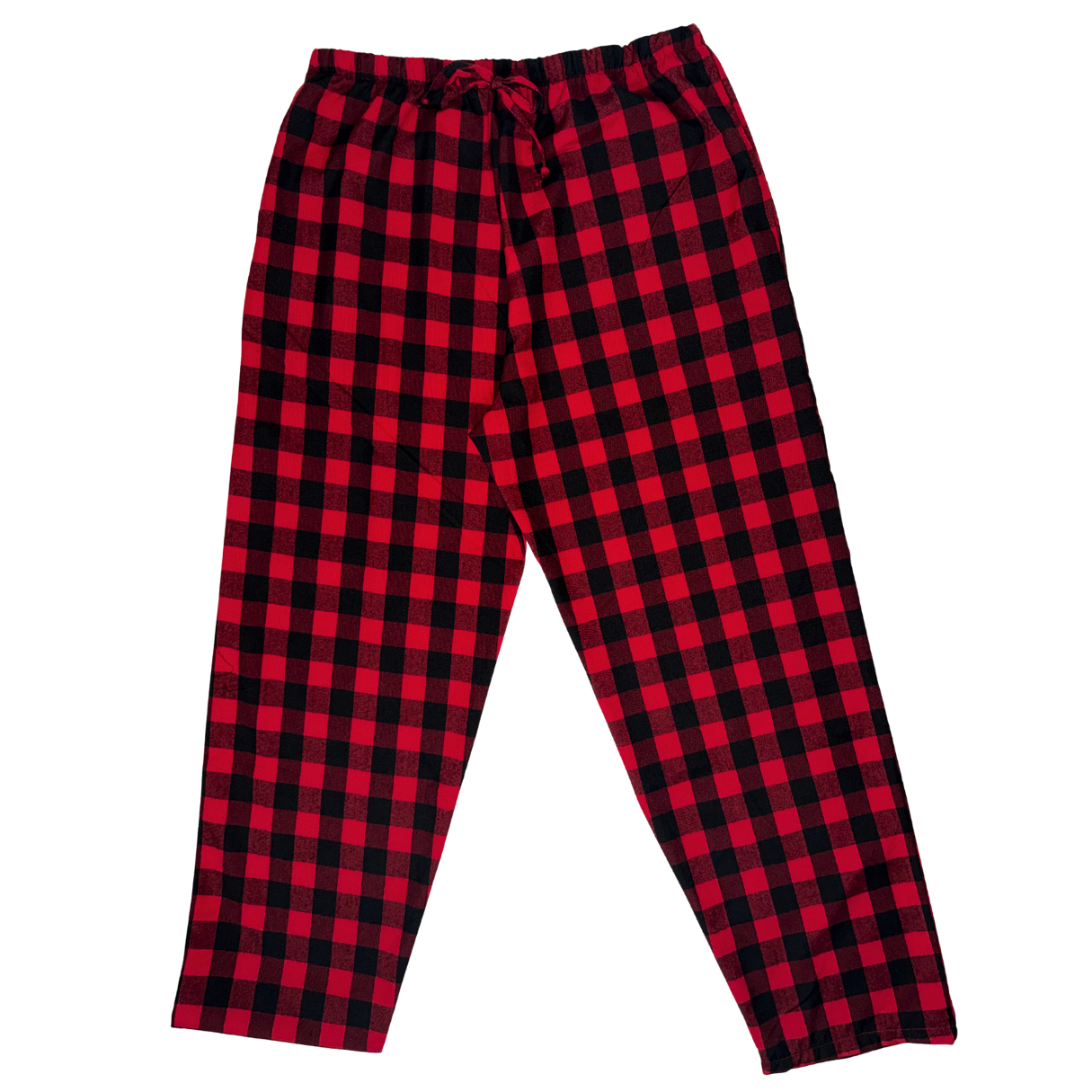 Pantalón Pijama con Bolsas Rojo/Negro Unisex Adulto 00012