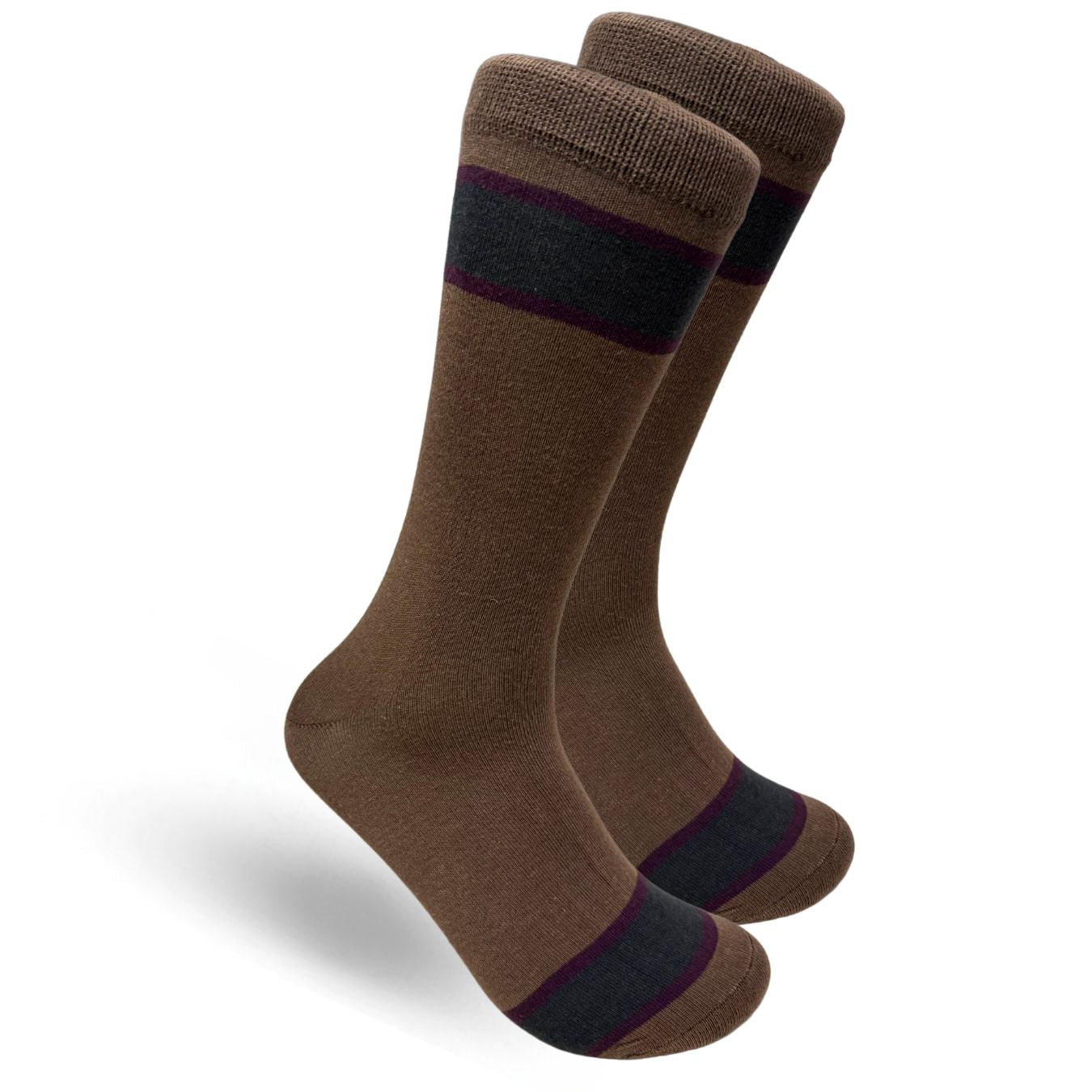 Calcetín Café con Hilo de Bambú 0396 Hombre