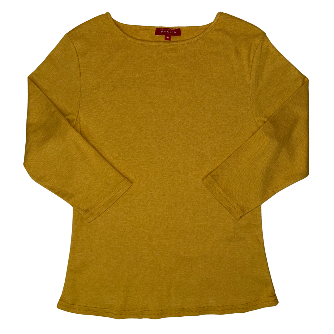 Blusa Manga 3/4 con Cuello Redondo 10064 Mujer