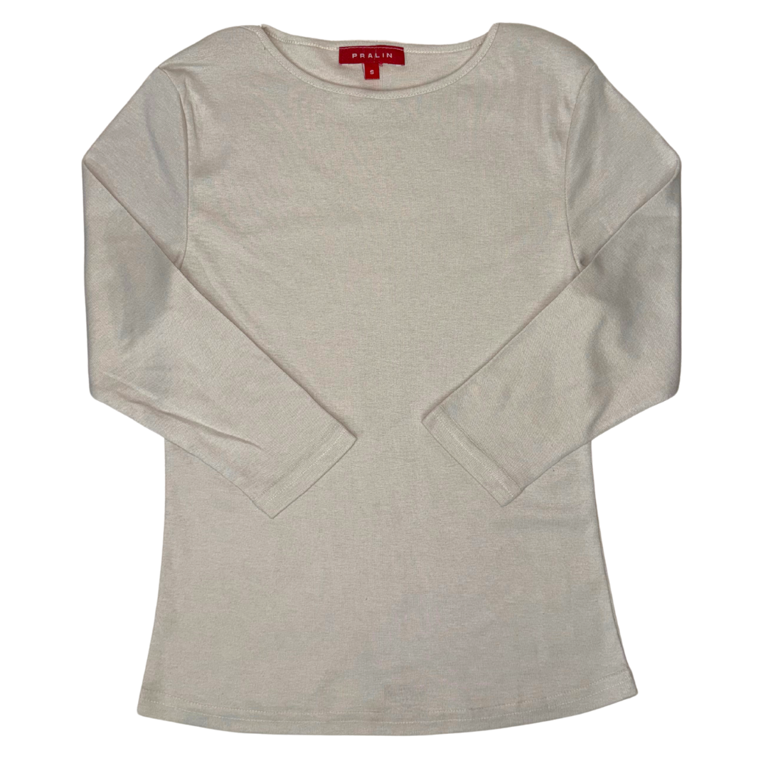Blusa Manga 3/4 con Cuello Redondo 10064 Mujer