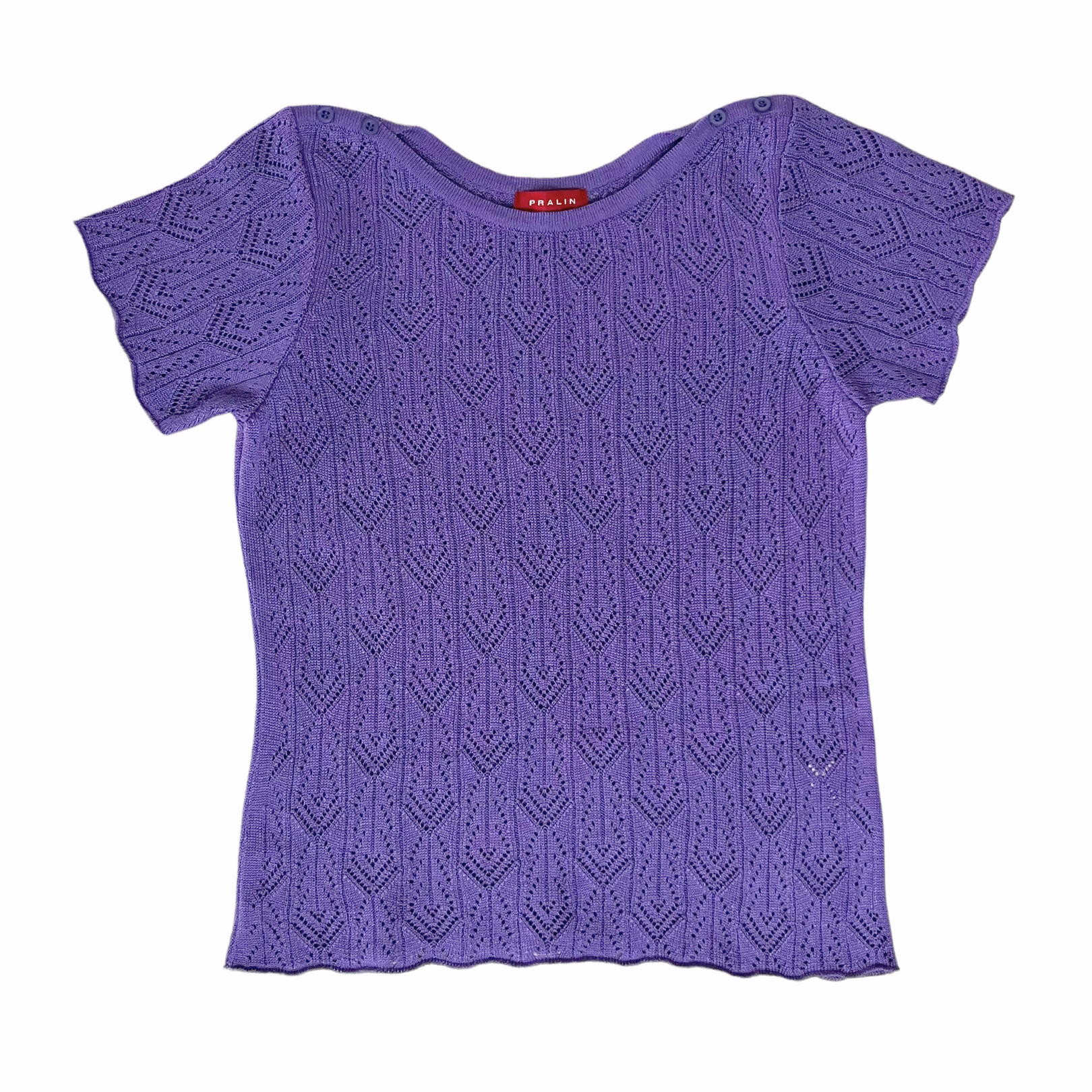 Blusa con Cuello Ojal 10487 Mujer