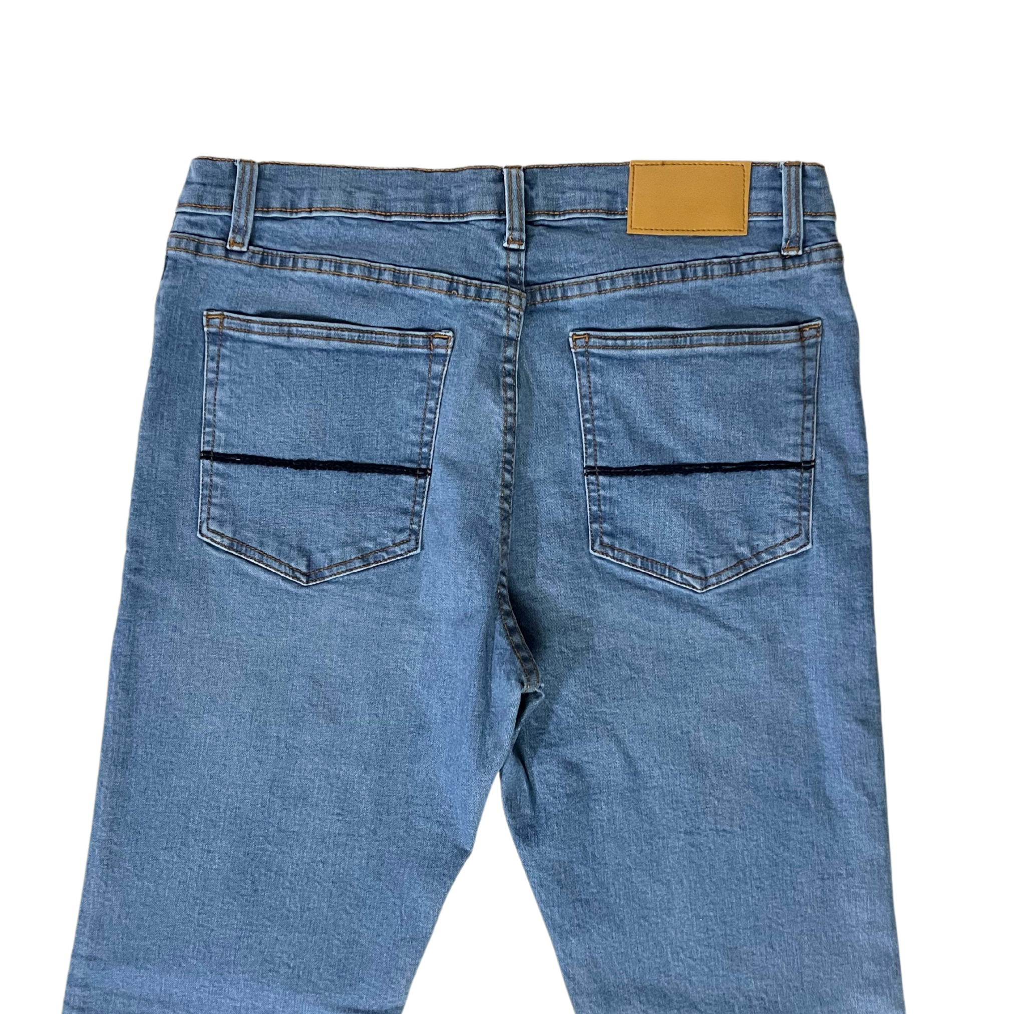 Jeans Celestes Estilo Slim para Hombre