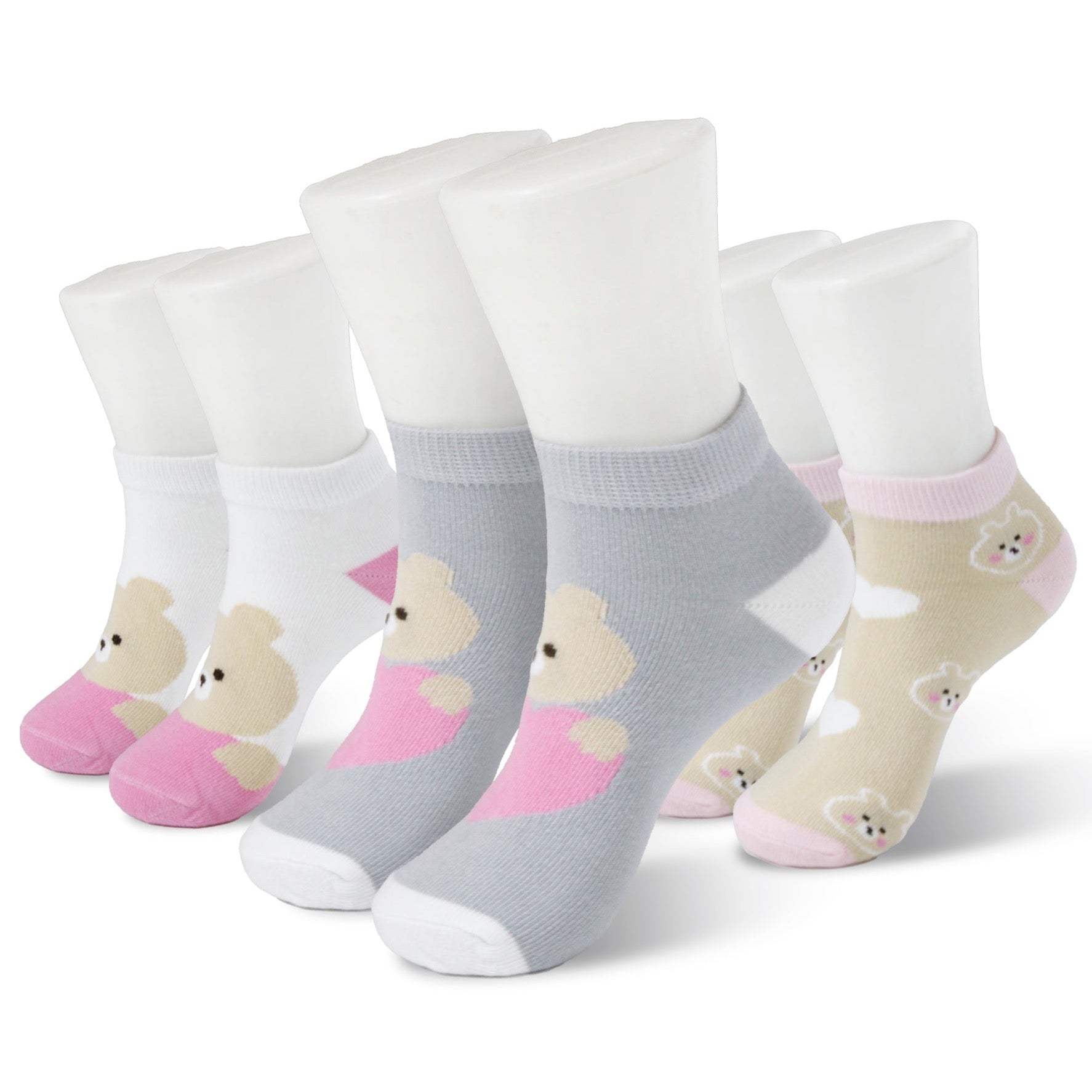 Calcetas de Ositos 0042 Niña - 3 Pack