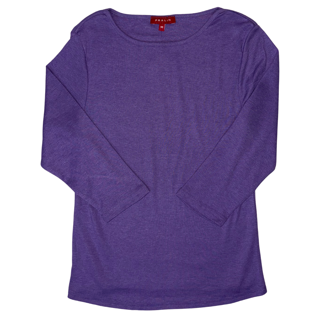 Blusa Manga 3/4 con Cuello Redondo 10064 Mujer