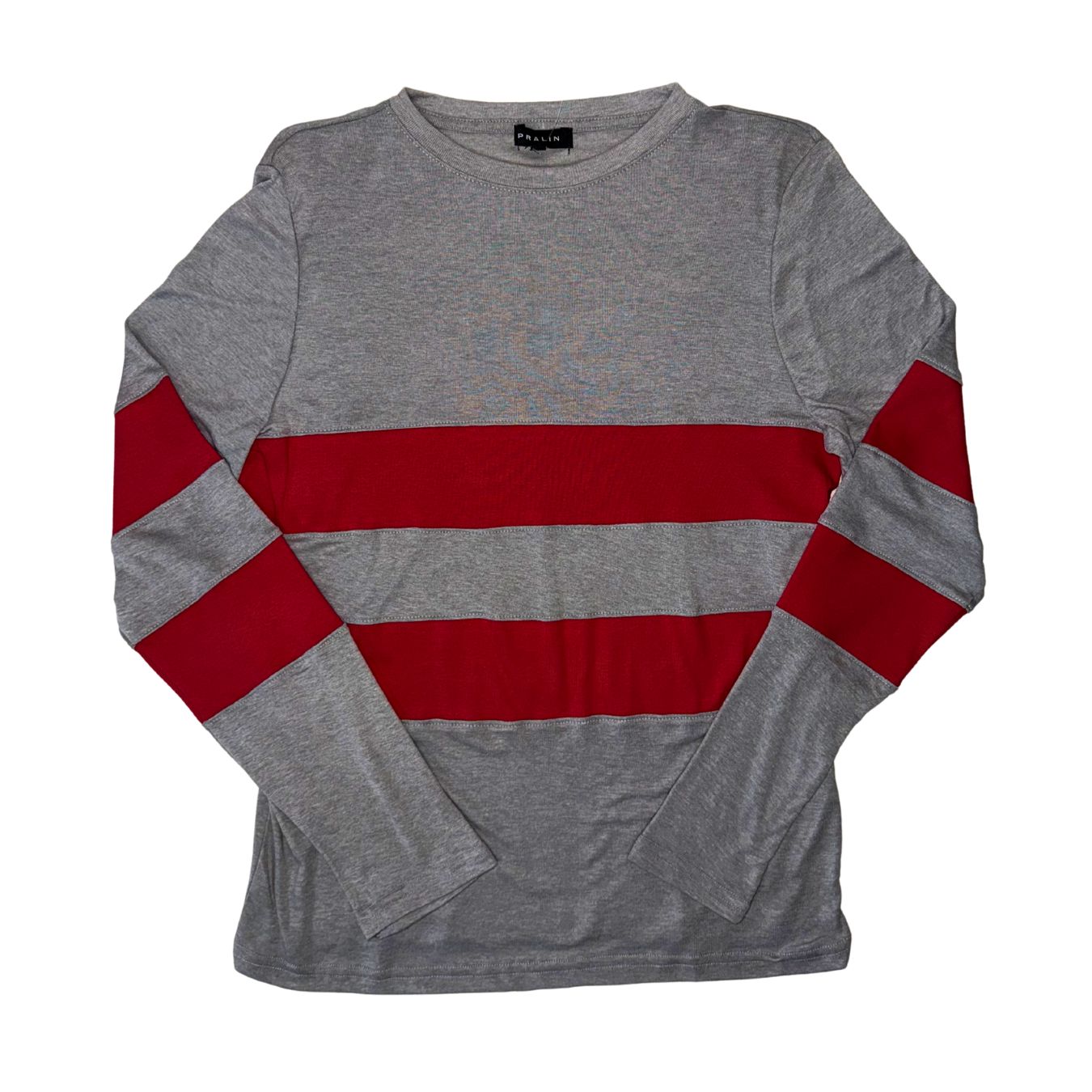 Playera Manga Larga con Cuello Redondo 10024 para Hombre