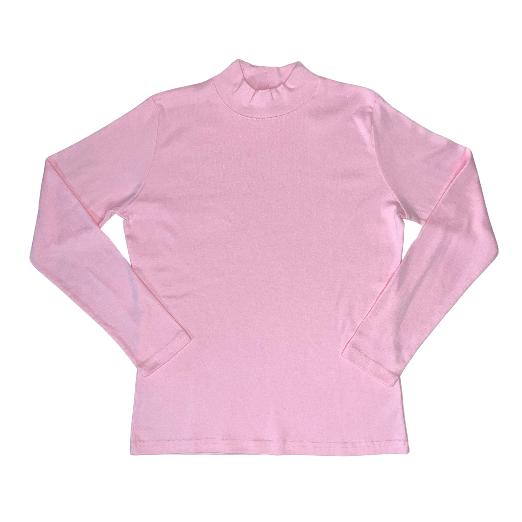 Blusa Manga Larga con Cuello Mock 10472 Mujer