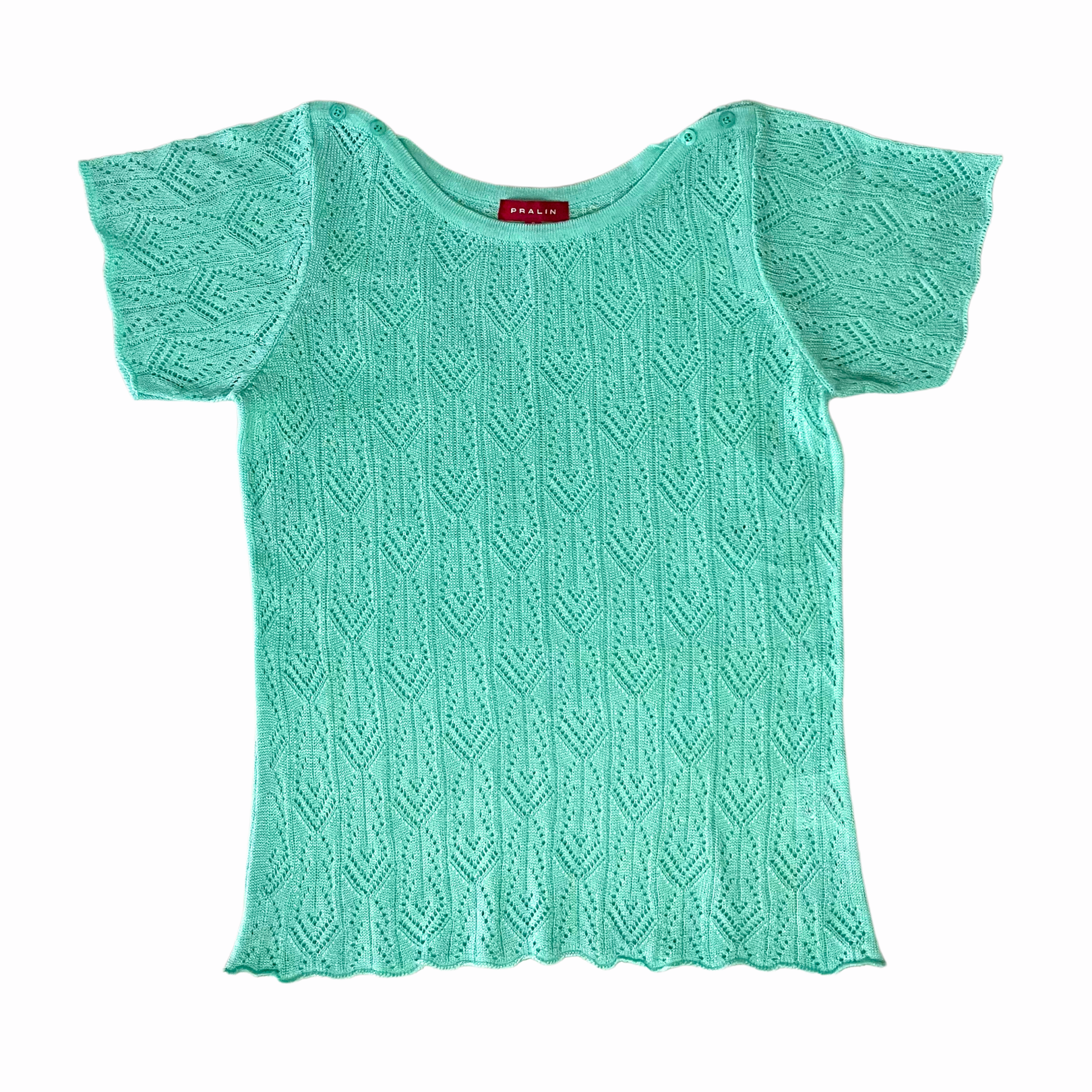 Blusa con Cuello Ojal 10487 Mujer