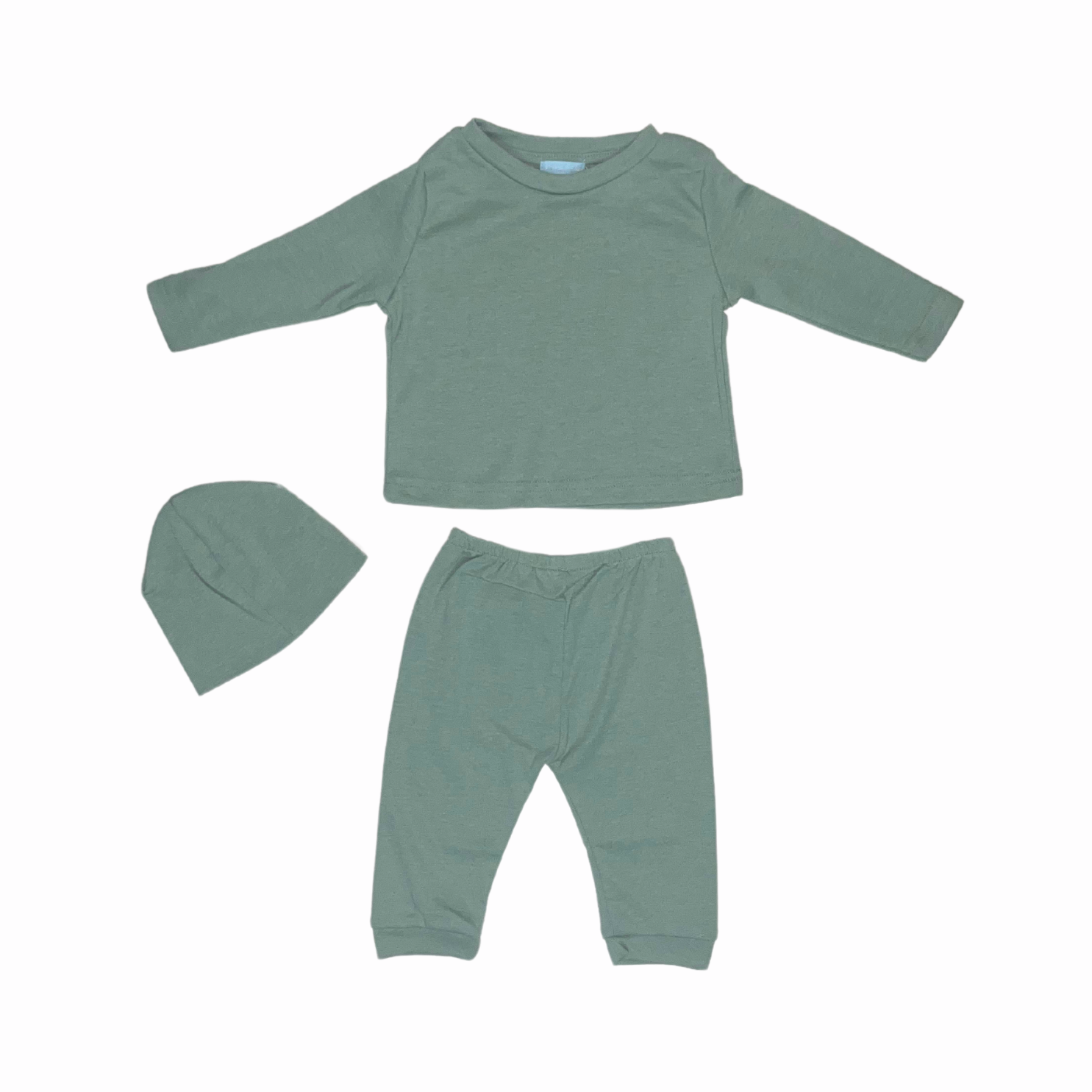 Conjunto de Camisa, Pantalón y Gorrito Algodón 10019 para Bebé