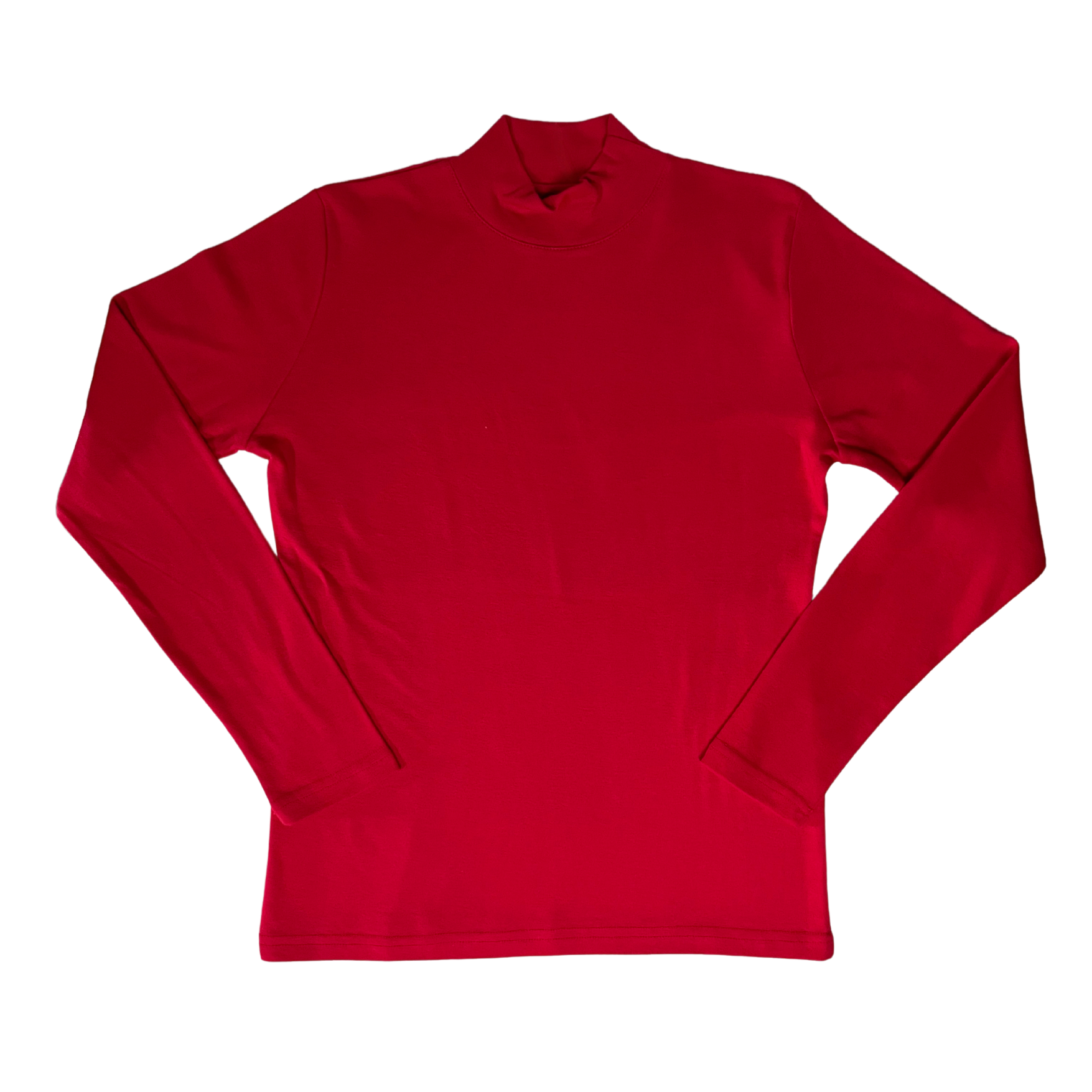 Blusa Manga Larga con Cuello Mock 10472 Mujer