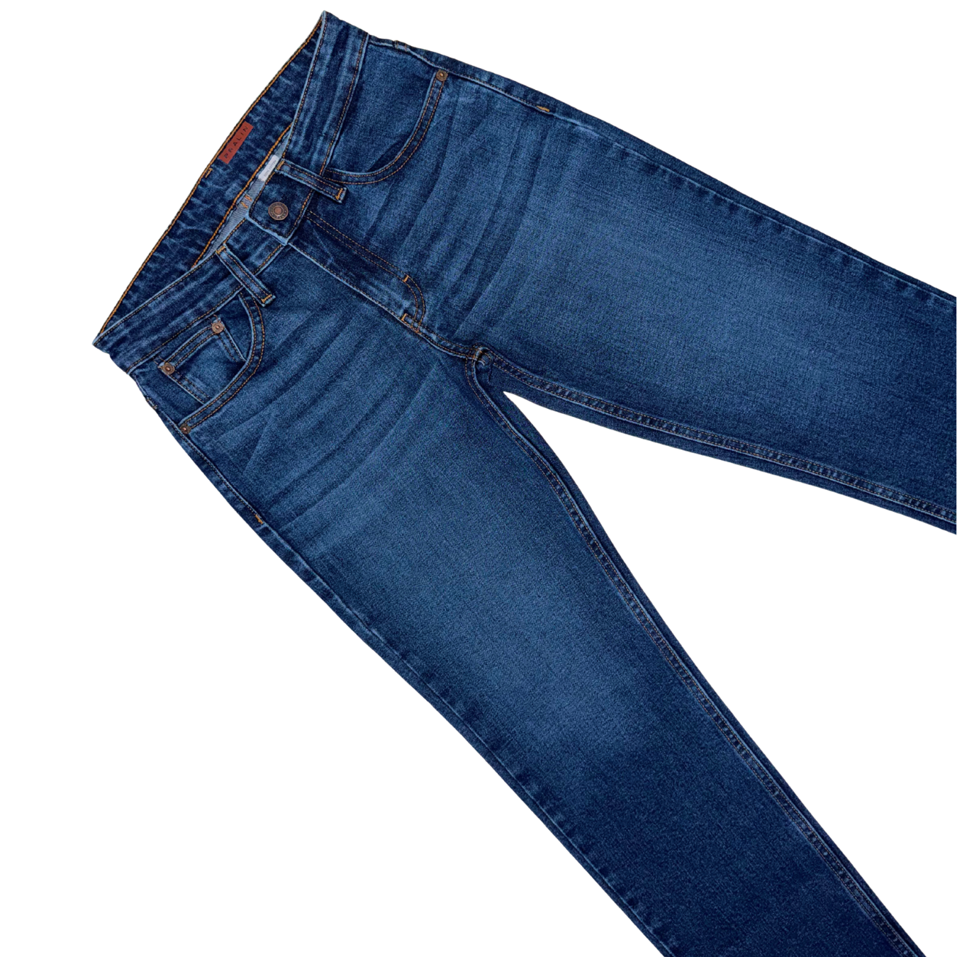 Jeans Azules Estilo Slim para Hombre