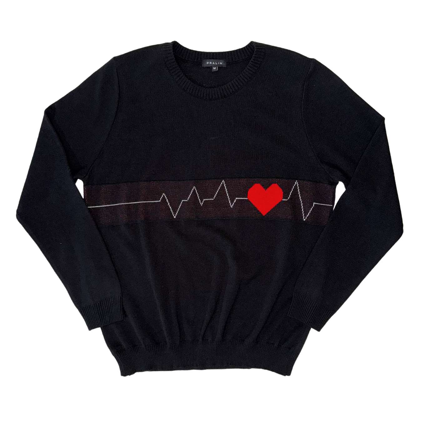 Suéter Negro de Amor/Cariño 10353 Hombre