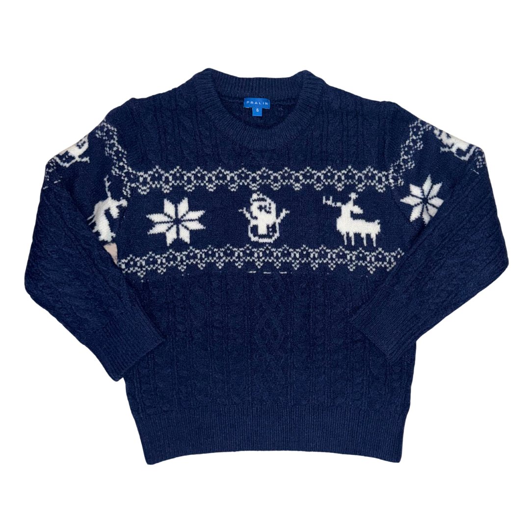 Suéter Navideño Cuello Redondo 10217 Niño