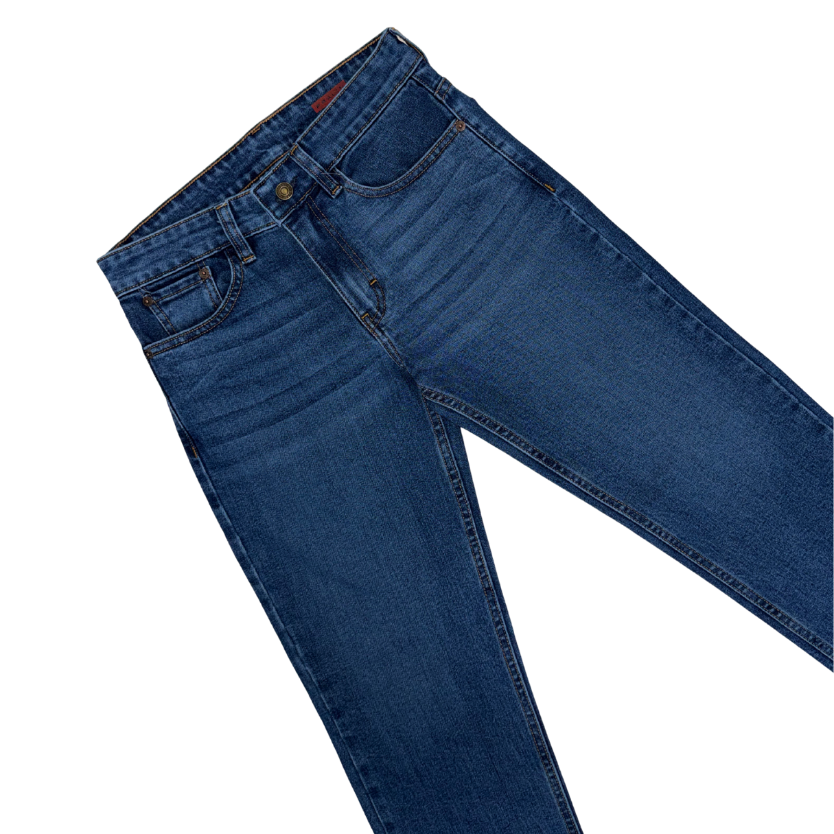 Jeans Azules 02 Estilo Slim para Hombre