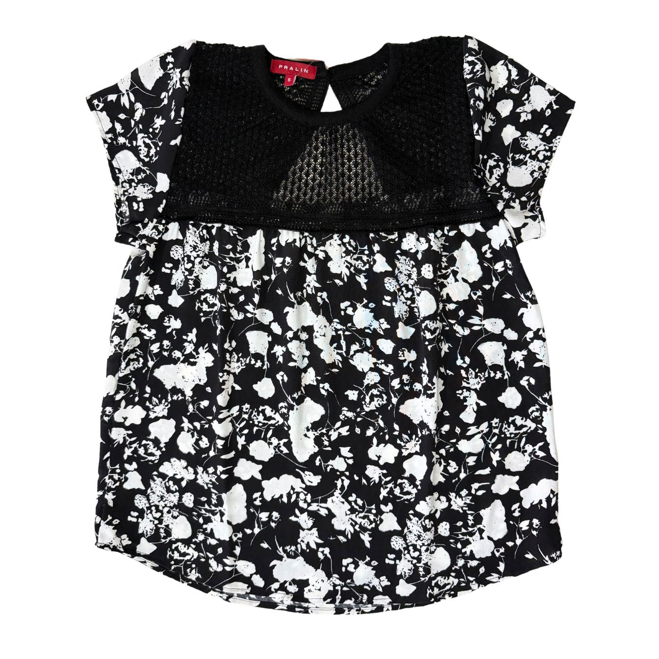 Blusa Negro/Blanco 10027 Mujer