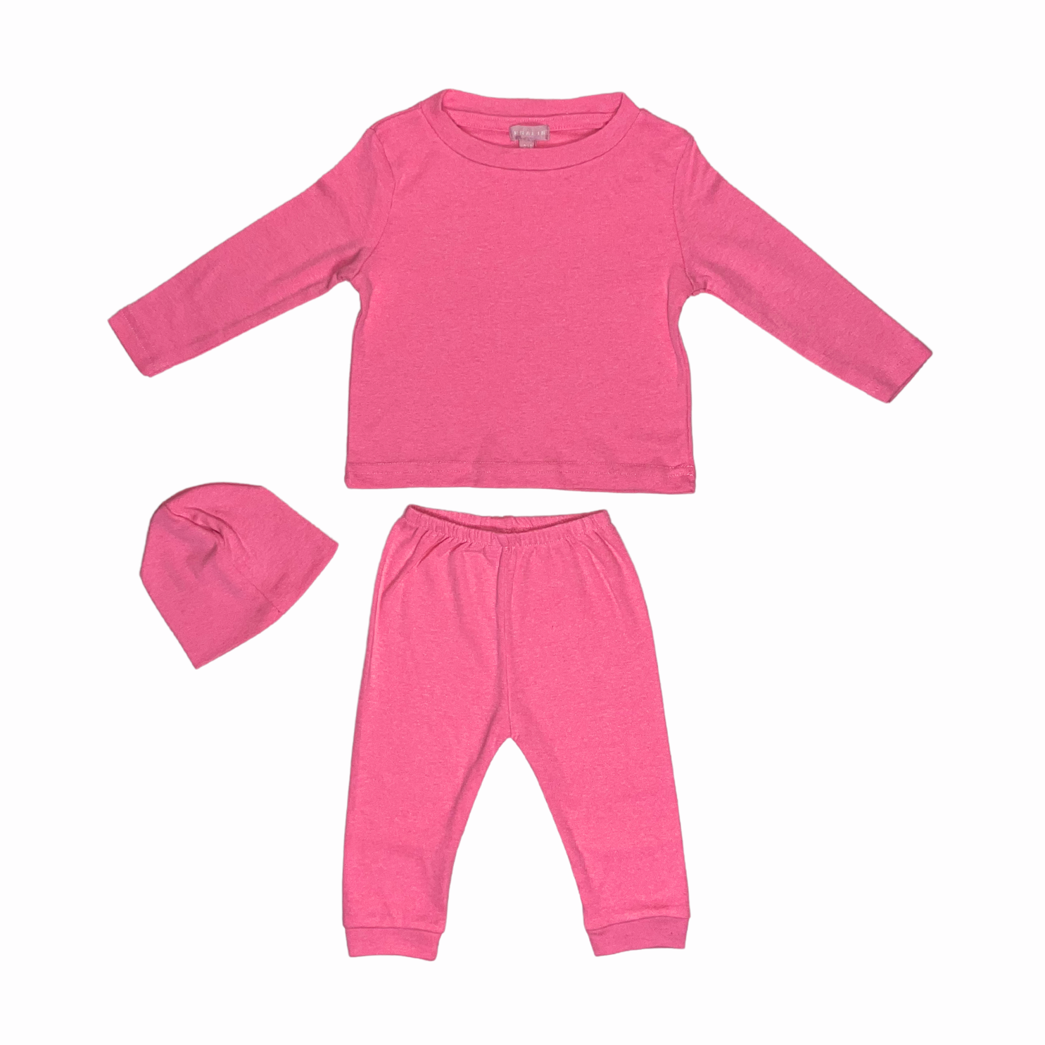 Conjunto de Blusa, Pantalón y Gorrito de Algodón 10019 para Beba