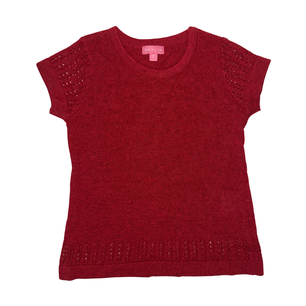 Blusa Roja de Niña - Talla 2