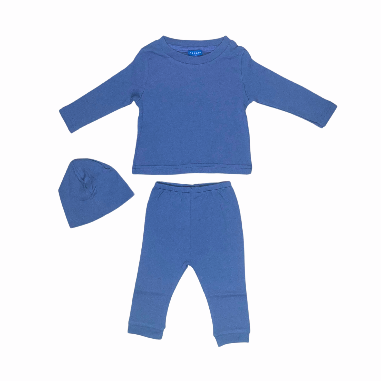 Conjunto de Camisa, Pantalón y Gorrito Algodón 10019 para Bebé