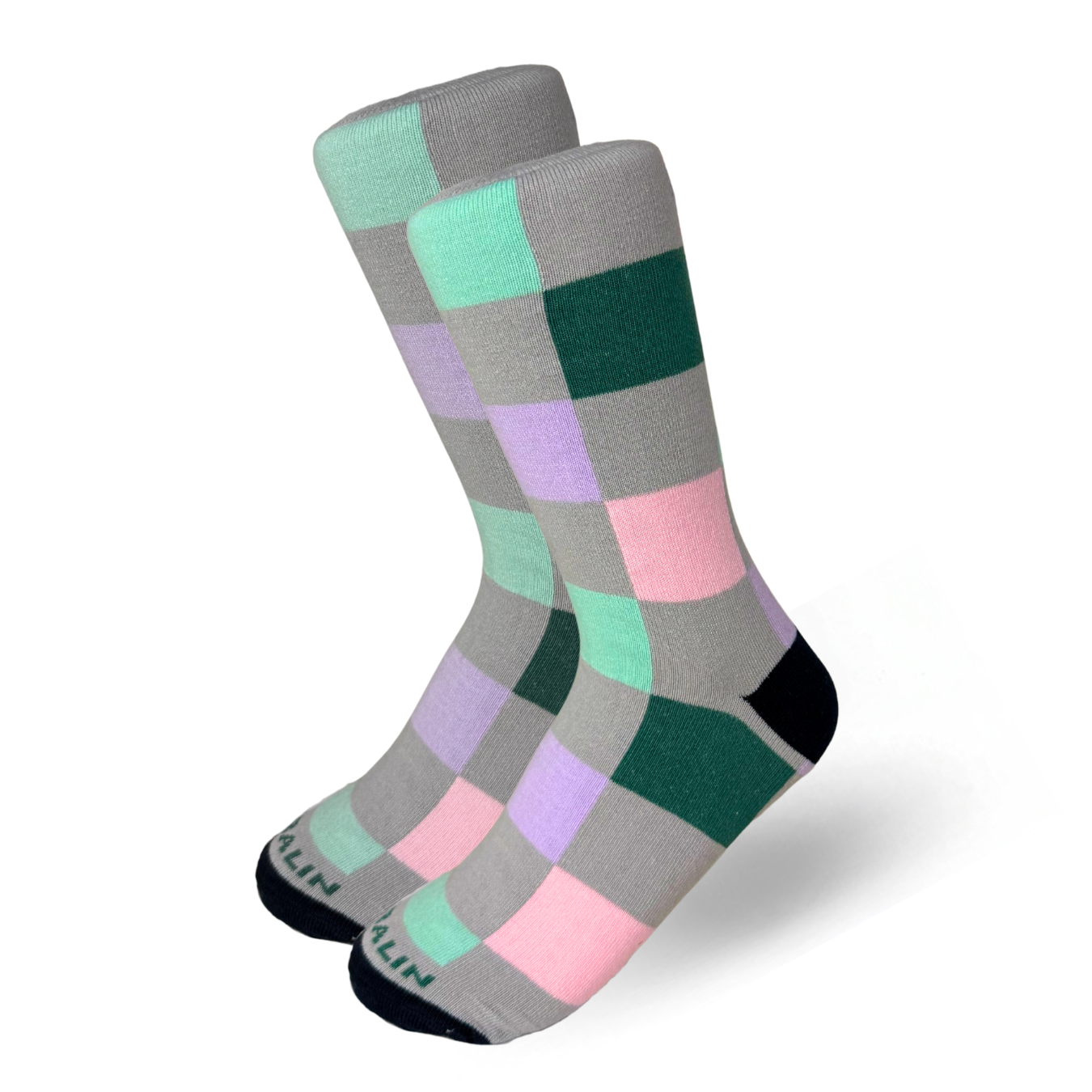 Calceta Alta Multicolor 0254 Mujer