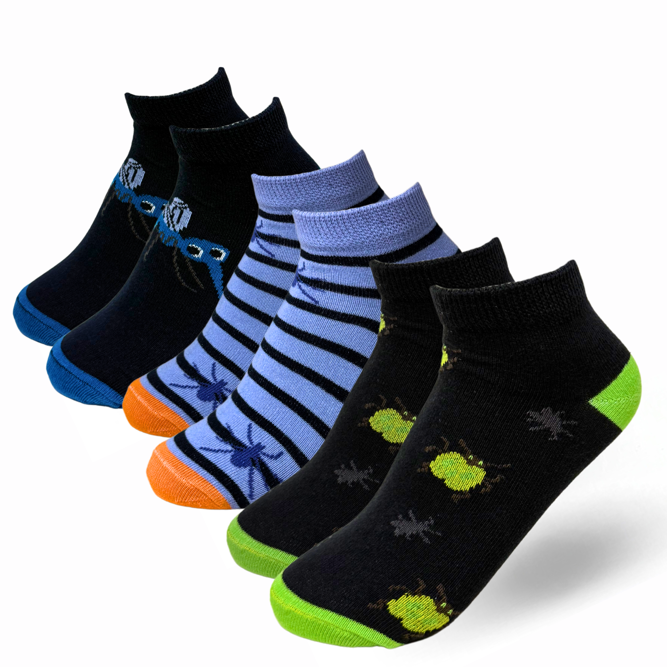 Calcetines Cortos Fashion Insectos 01262 - 3 Pack