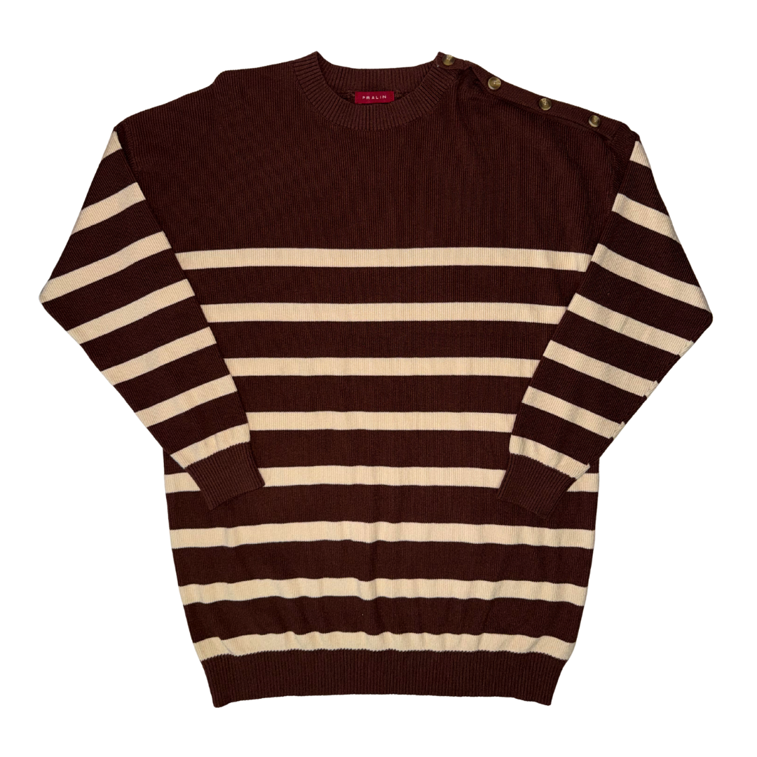 Suéter Oversize Cuello Redondo 10493 Mujer