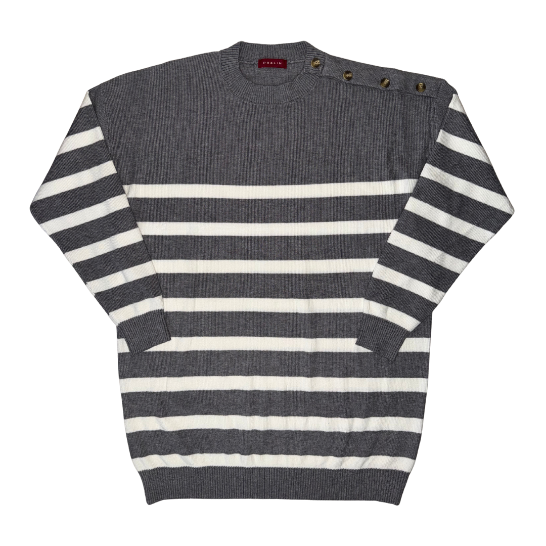 Suéter Oversize Cuello Redondo 10493 Mujer