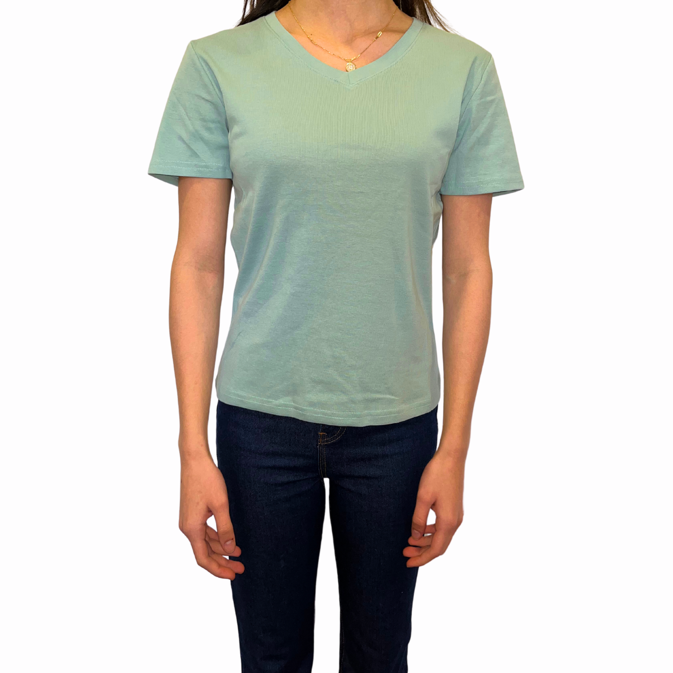 Playera con Cuello V 10488 Mujer
