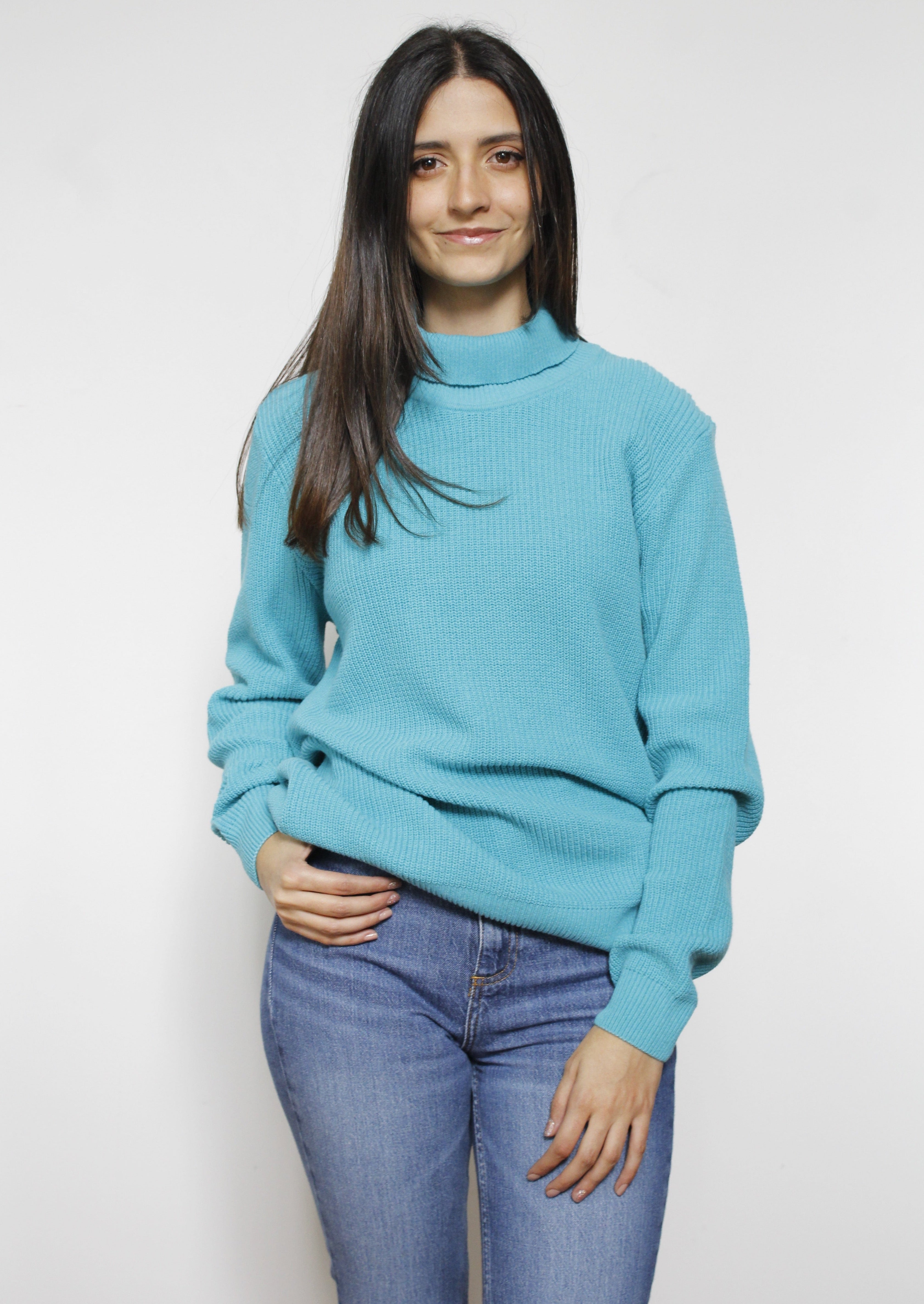 Suéter con Cuello de Tortuga 10453 Mujer