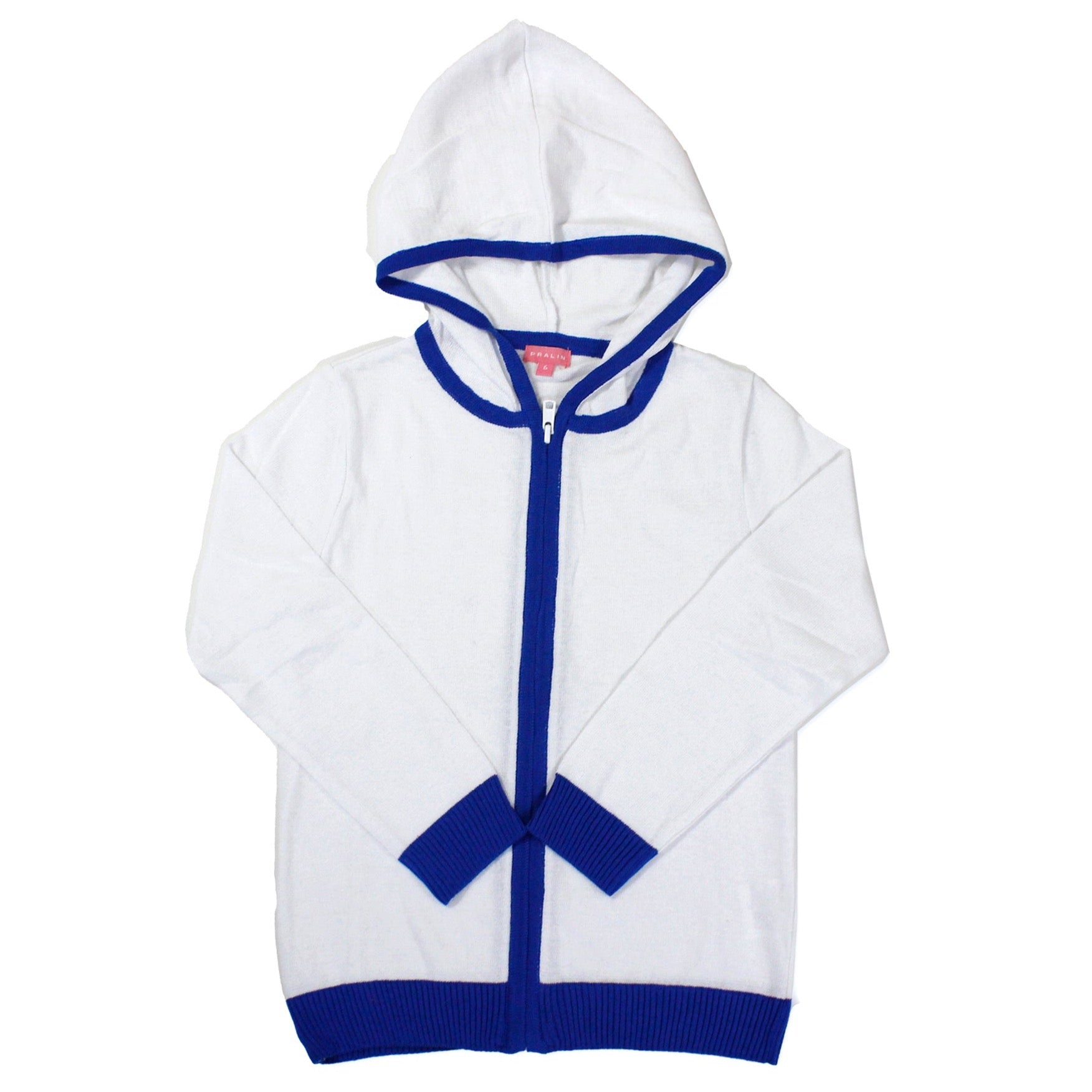 Suéter con Zipper y Capucha 10216 de Niña