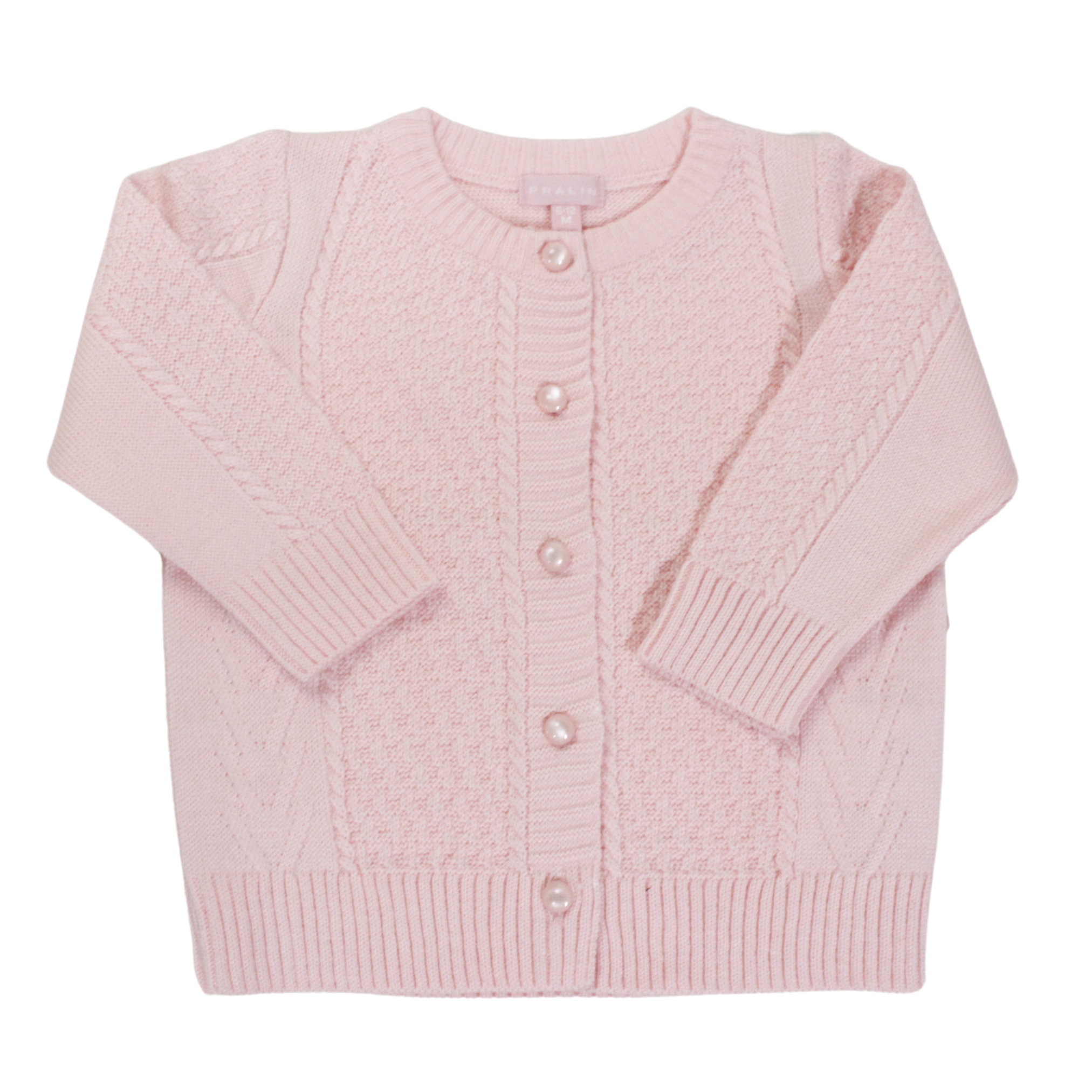 Suéter Rosado de Botones 10105 Beba
